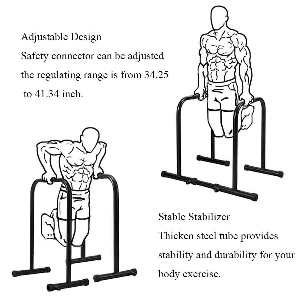 Dip Bar Station Home Workout Equipment