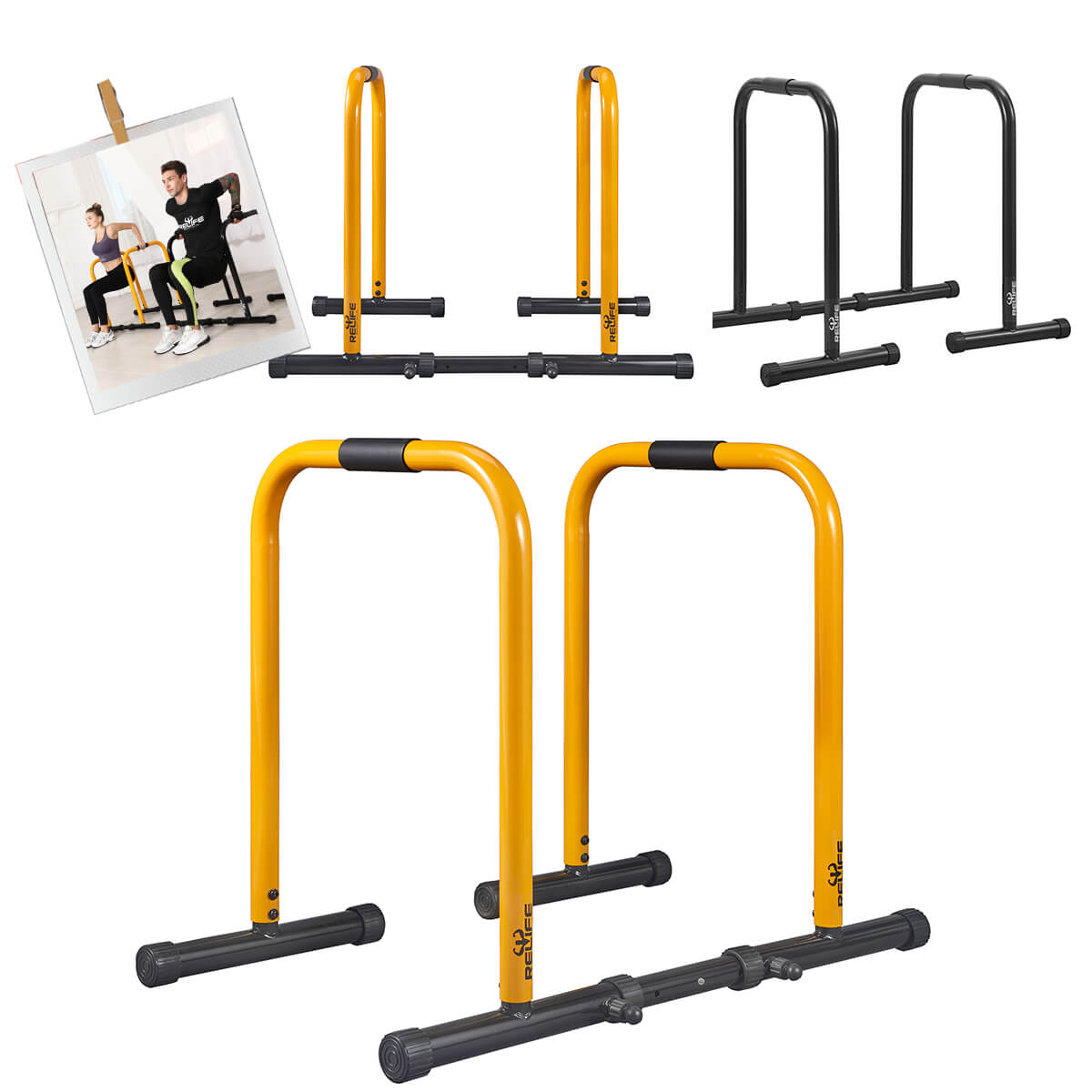 Dip Bar Station Home Workout Equipment