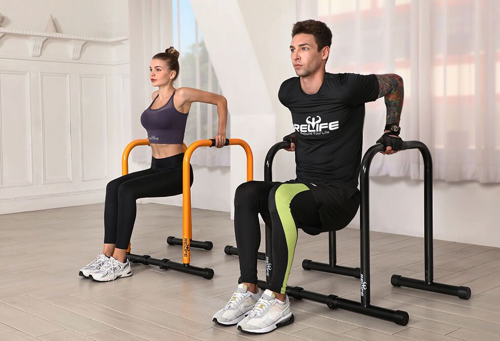 Dip Bar Station Home Workout Equipment