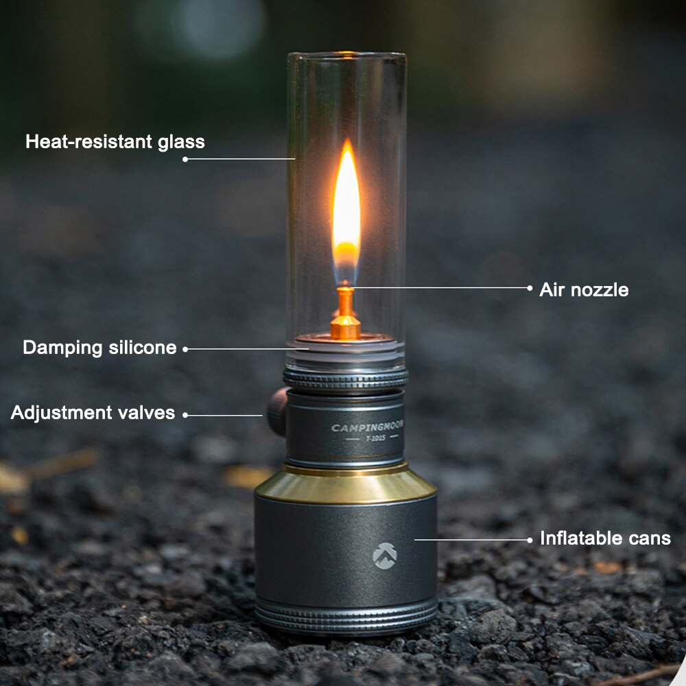 Candlelight Kit Portable Lamp Windproof Candlelight Outdoor Camping